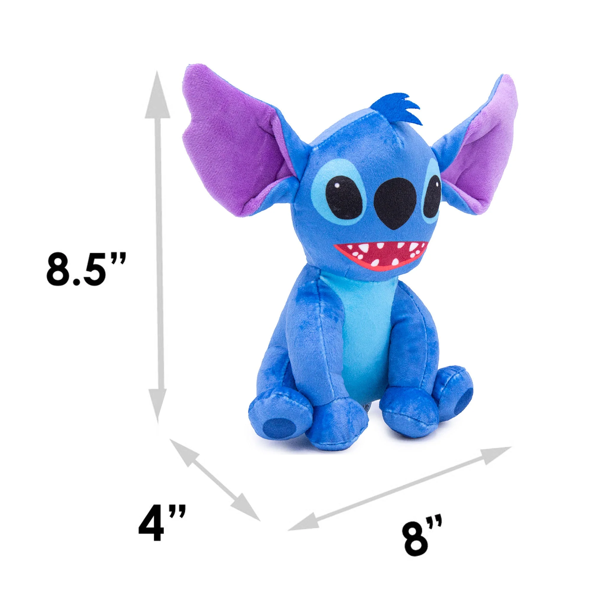Dog Toy Squeaker Plush - Lilo and Stitch Stitch Full Body Sitting Pose - Image 4
