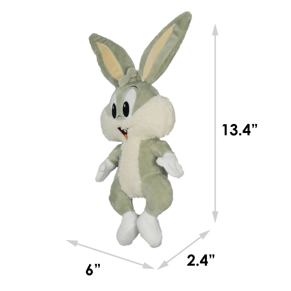 Dog Toy Squeaker Plush - Looney Tunes Bugs Bunny Full Body - Image 7