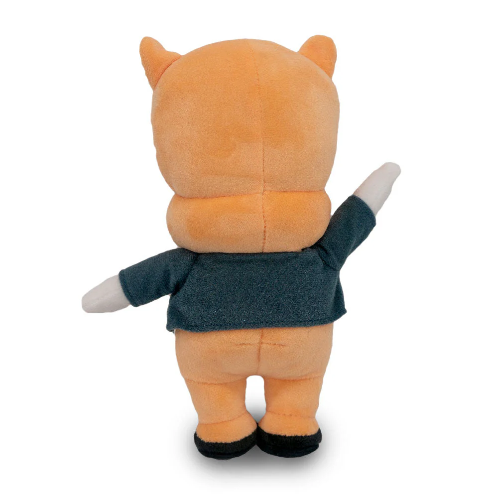 Dog Toy Squeaker Plush - Looney Tunes Porky Pig Full Body Standing Pose - Image 3