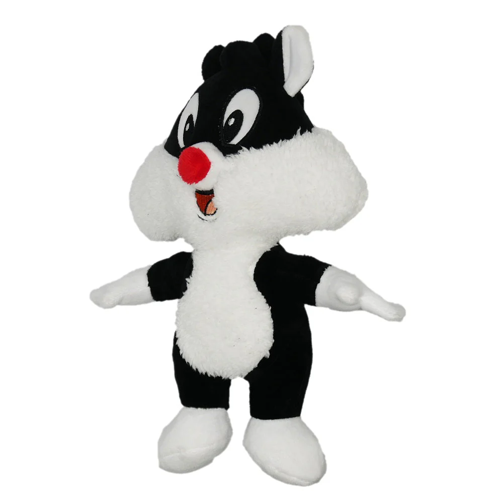 Dog Toy Squeaker Plush - Looney Tunes Sylvester the Cat Full Body - Image 2