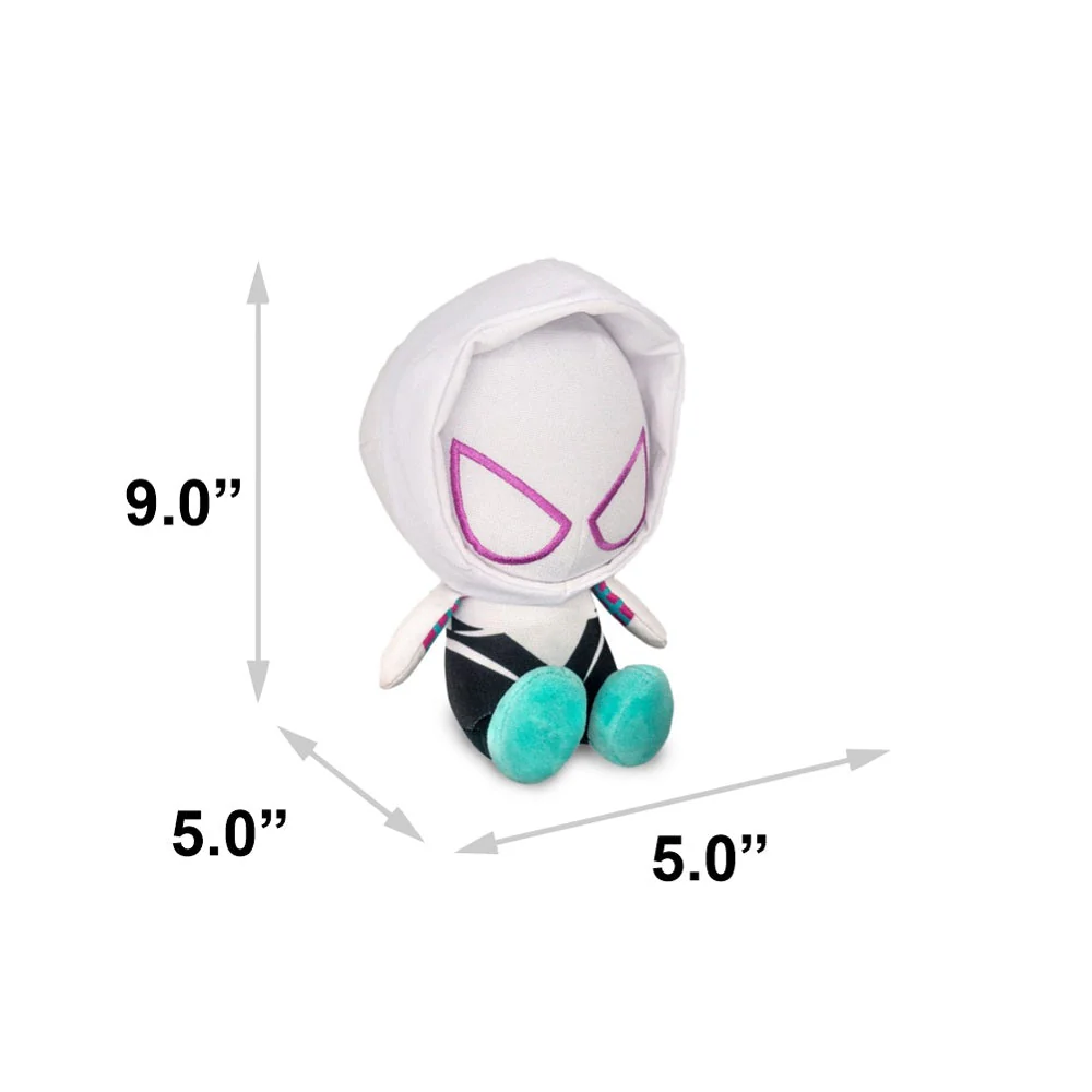 Dog Toy Squeaker Plush - Marvel Spider-Woman Gwen Stacy Ghost-Spider Full Body Sitting Pose - Image 4