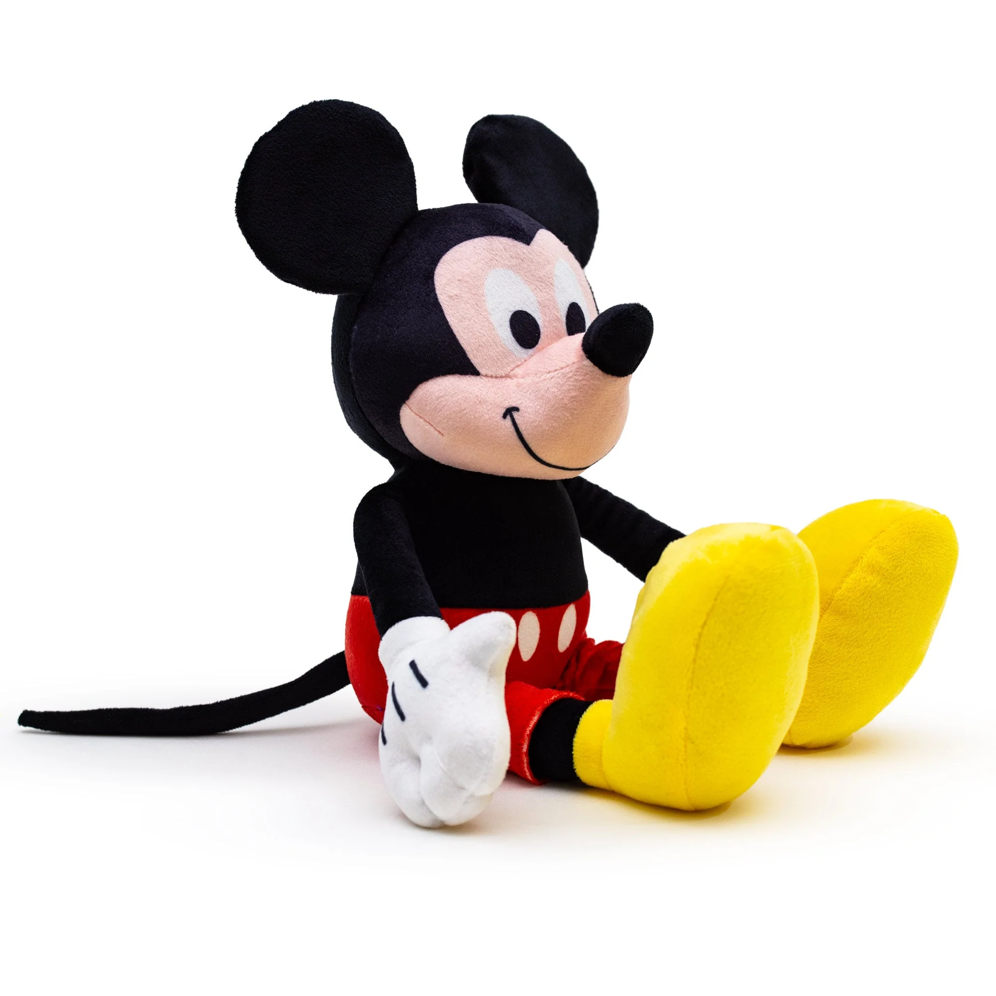 Dog Toy Squeaker Plush - Mickey Mouse Full Body Sitting Pose - Image 2