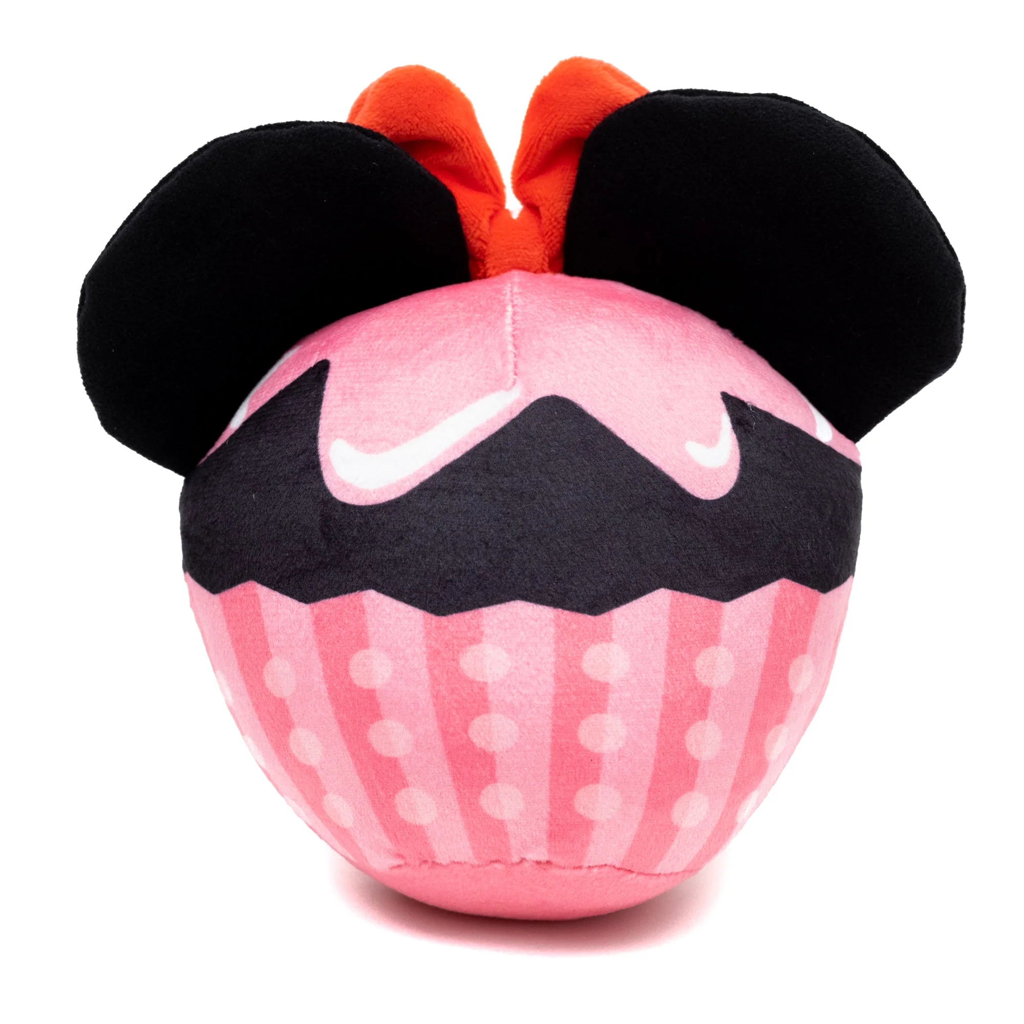 Dog Toy Squeaker Plush - Minnie Mouse Cupcake with Ears and Bow - Image 3