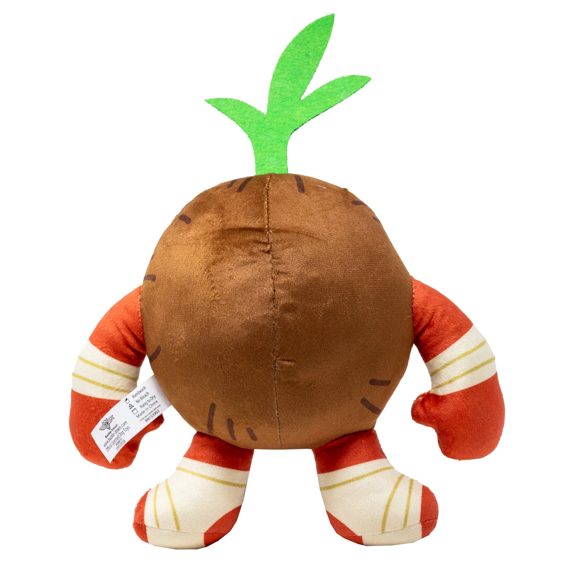 Dog Toy Squeaker Plush - Moana Kakamora Coconut Monster Full Body Pose - Image 2