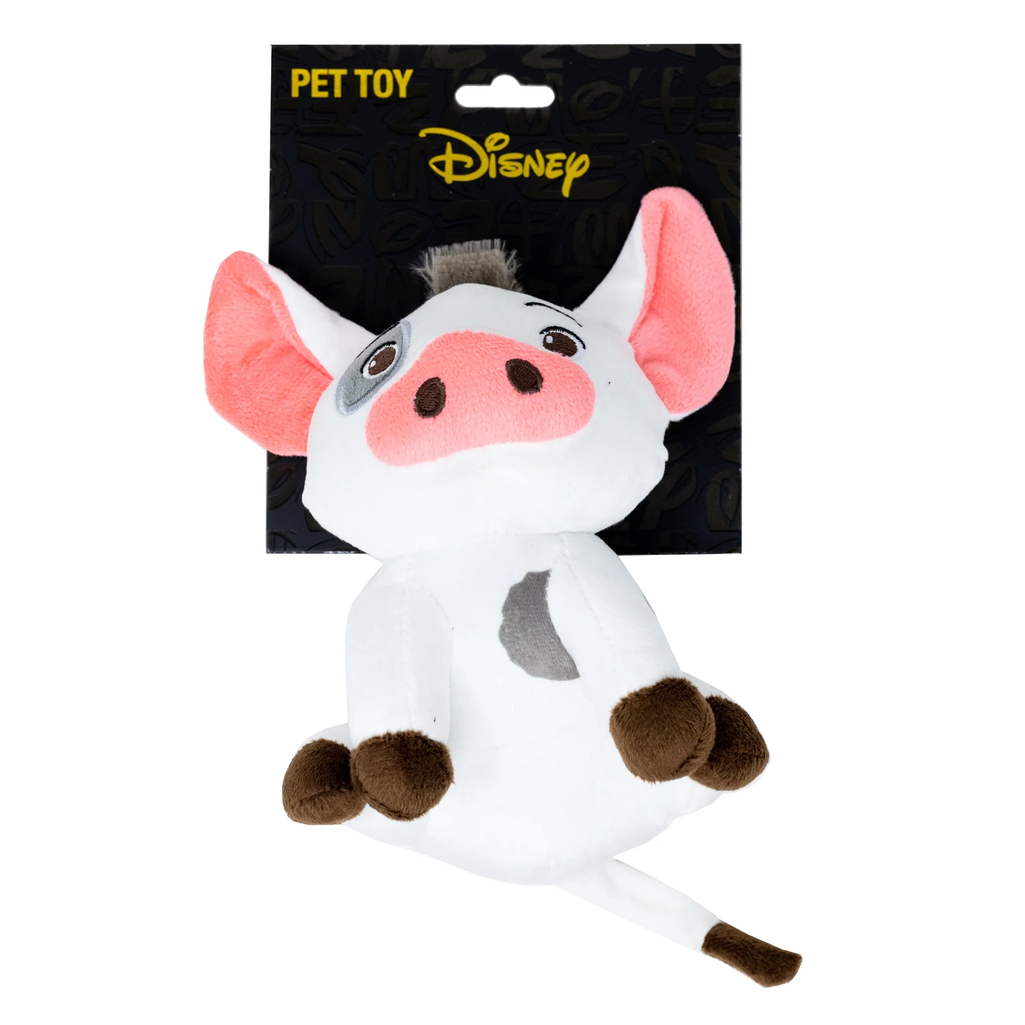 Dog Toy Squeaker Plush - Moana Pua Full Body Sitting Pose - Image 3