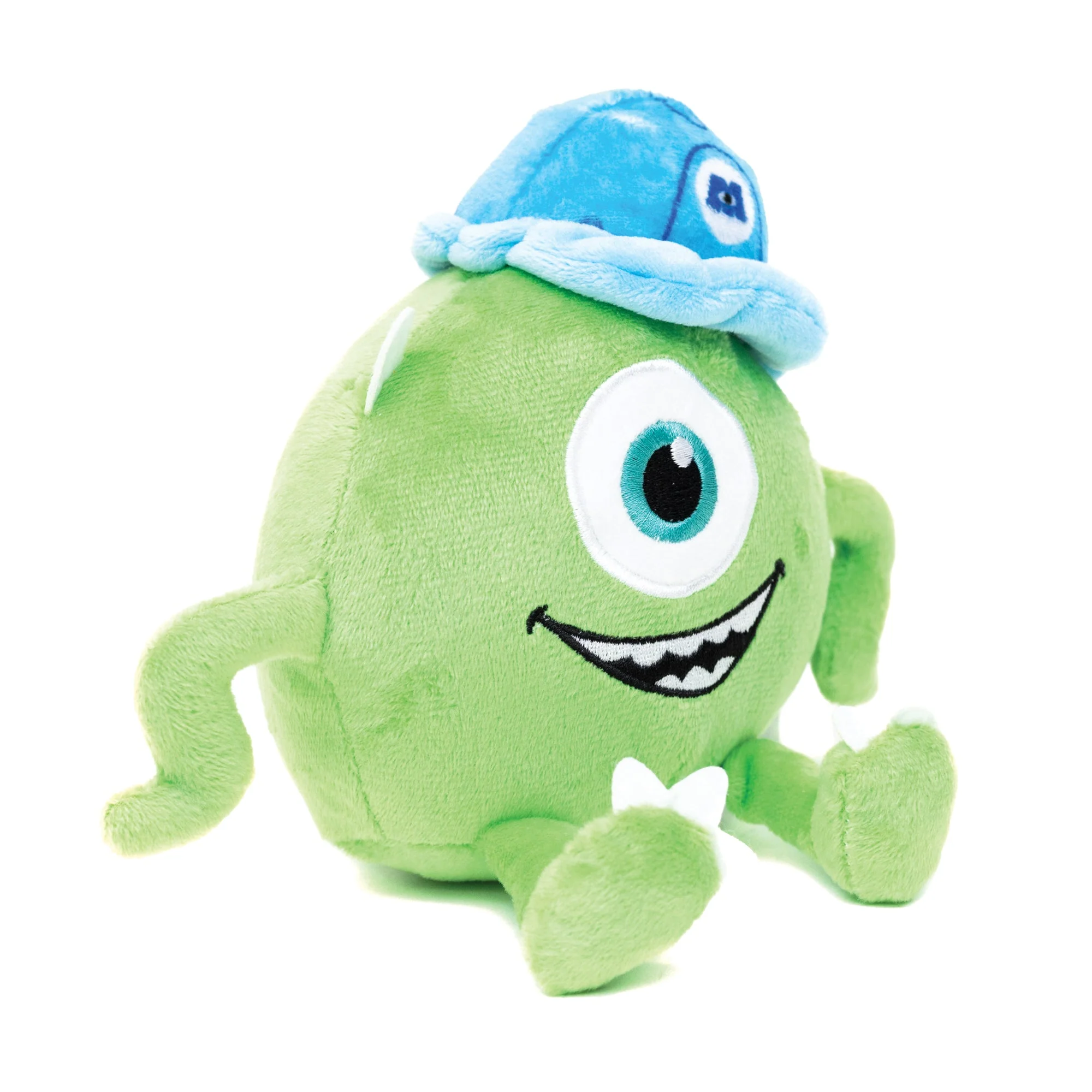 Dog Toy Squeaker Plush - Monsters, Inc. Mike Full Body Sitting Pose - Image 2