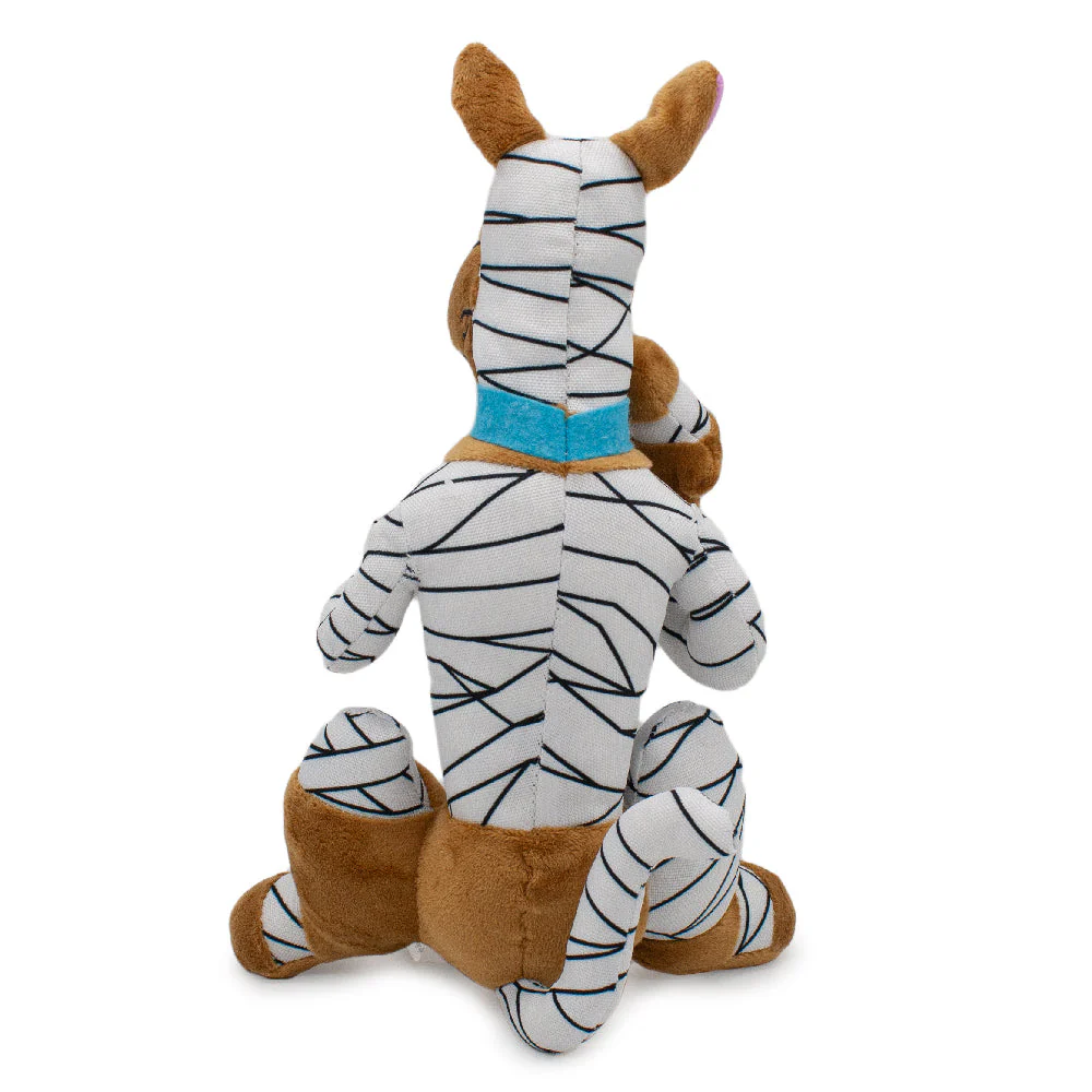 Dog Toy Squeaker Plush - Mummy Wrap Halloween Scooby-Doo Sitting Pose - Image 3