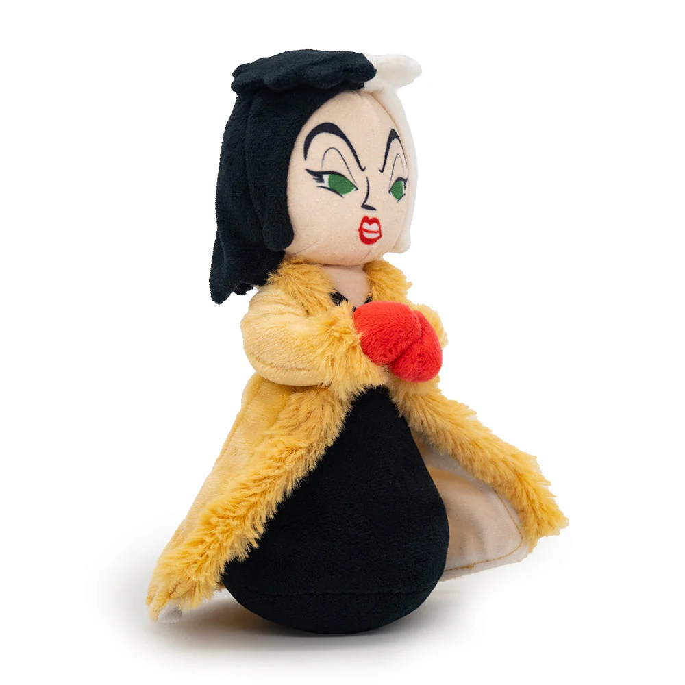 Dog Toy Squeaker Plush - One Hundred and One Dalmatians Villain Cruella de Vil Full Body Standing Pose - Image 2