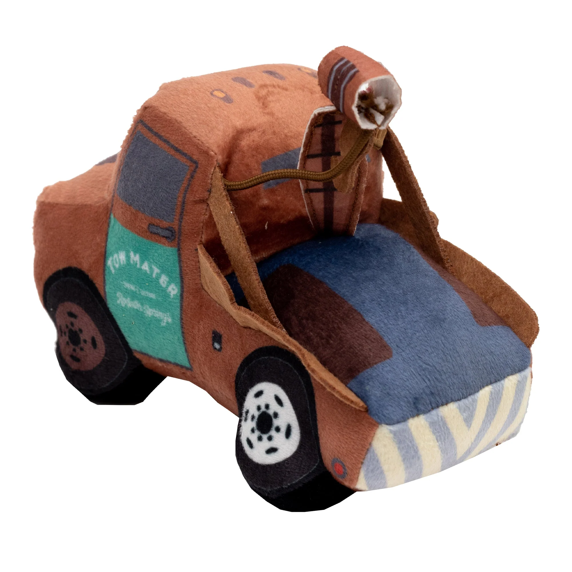 Dog Toy Squeaker Plush - Pixar Car Sir Tow Mater KG Tow Truck Replica - Image 3