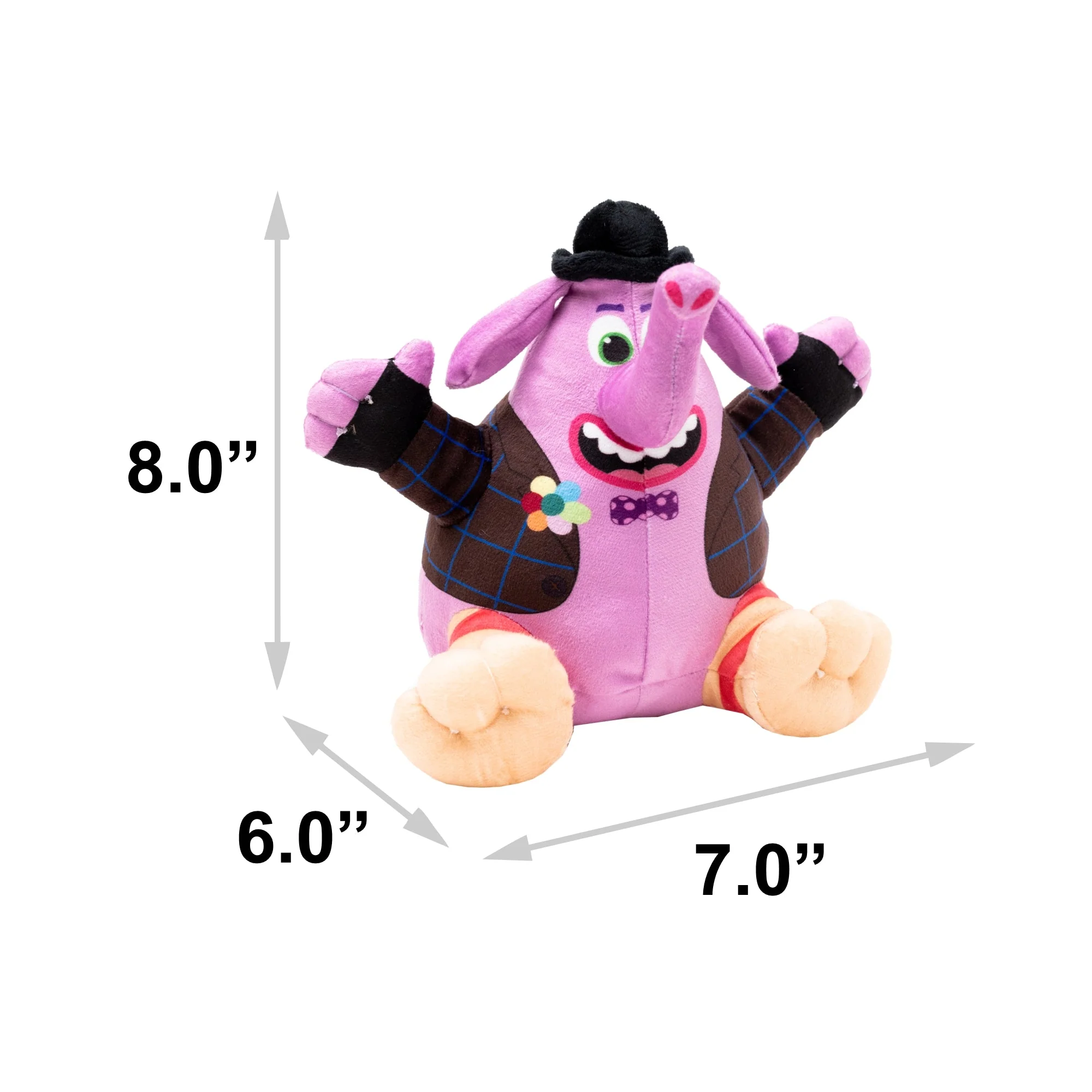 Dog Toy Squeaker Plush - Pixar Inside Out Bing Bong Full Body Pose - Image 4