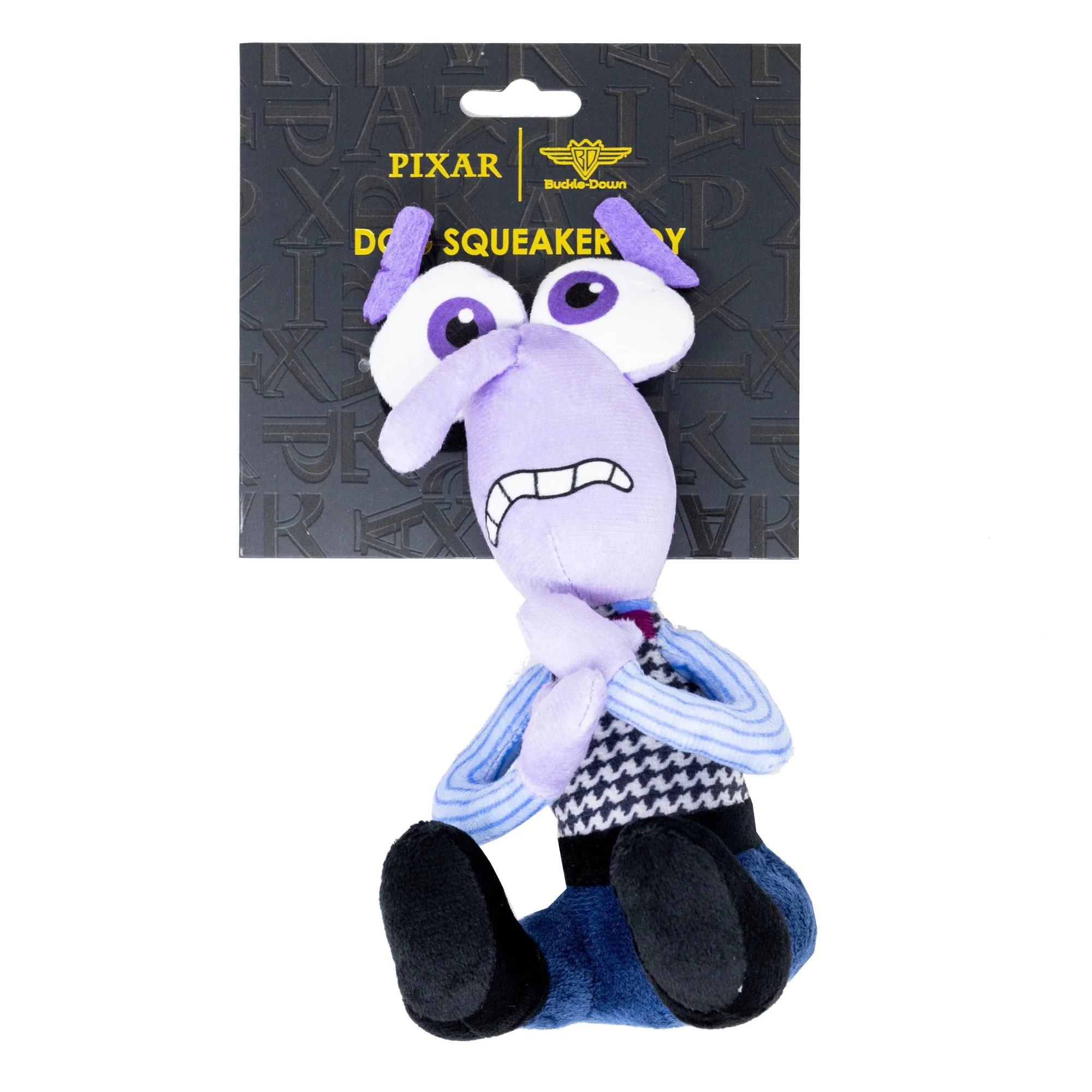 Dog Toy Squeaker Plush - Pixar Inside Out Fear Full Body Pose - Image 3