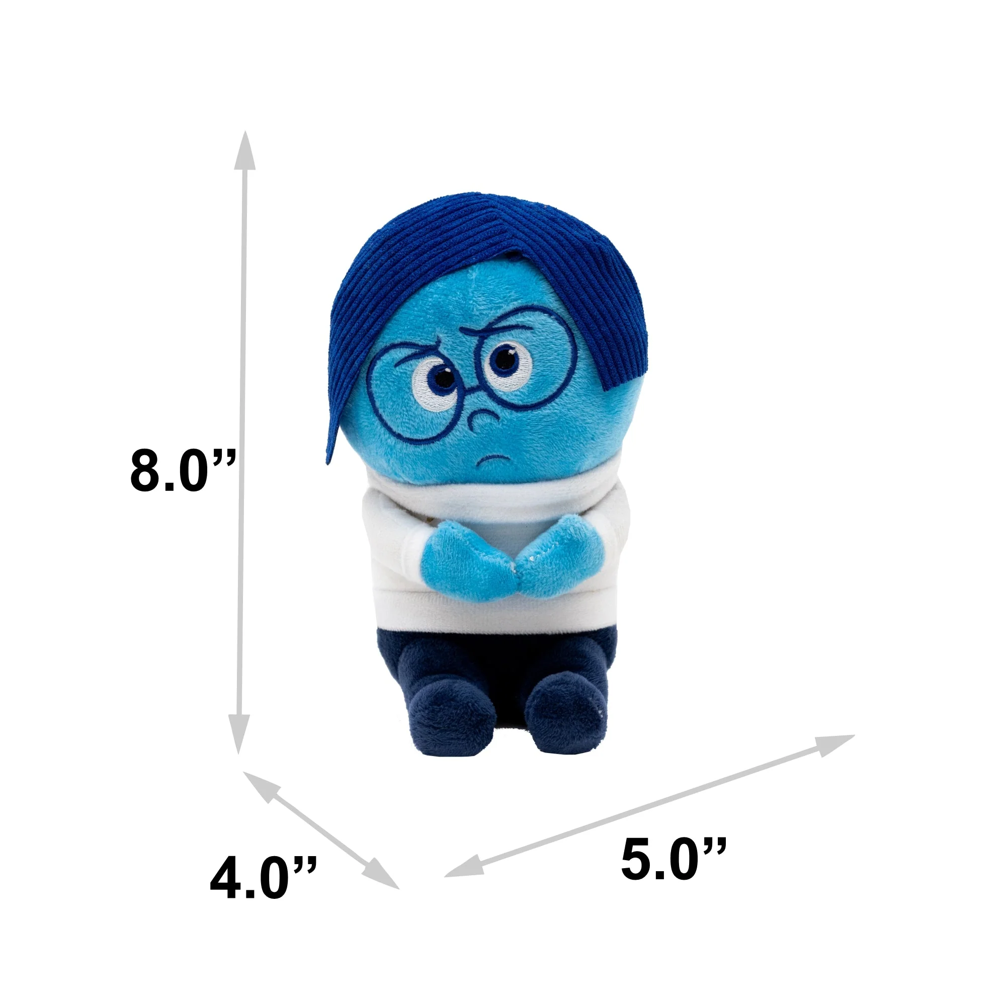 Dog Toy Squeaker Plush - Pixar Inside Out Sadness Full Body Pose - Image 4