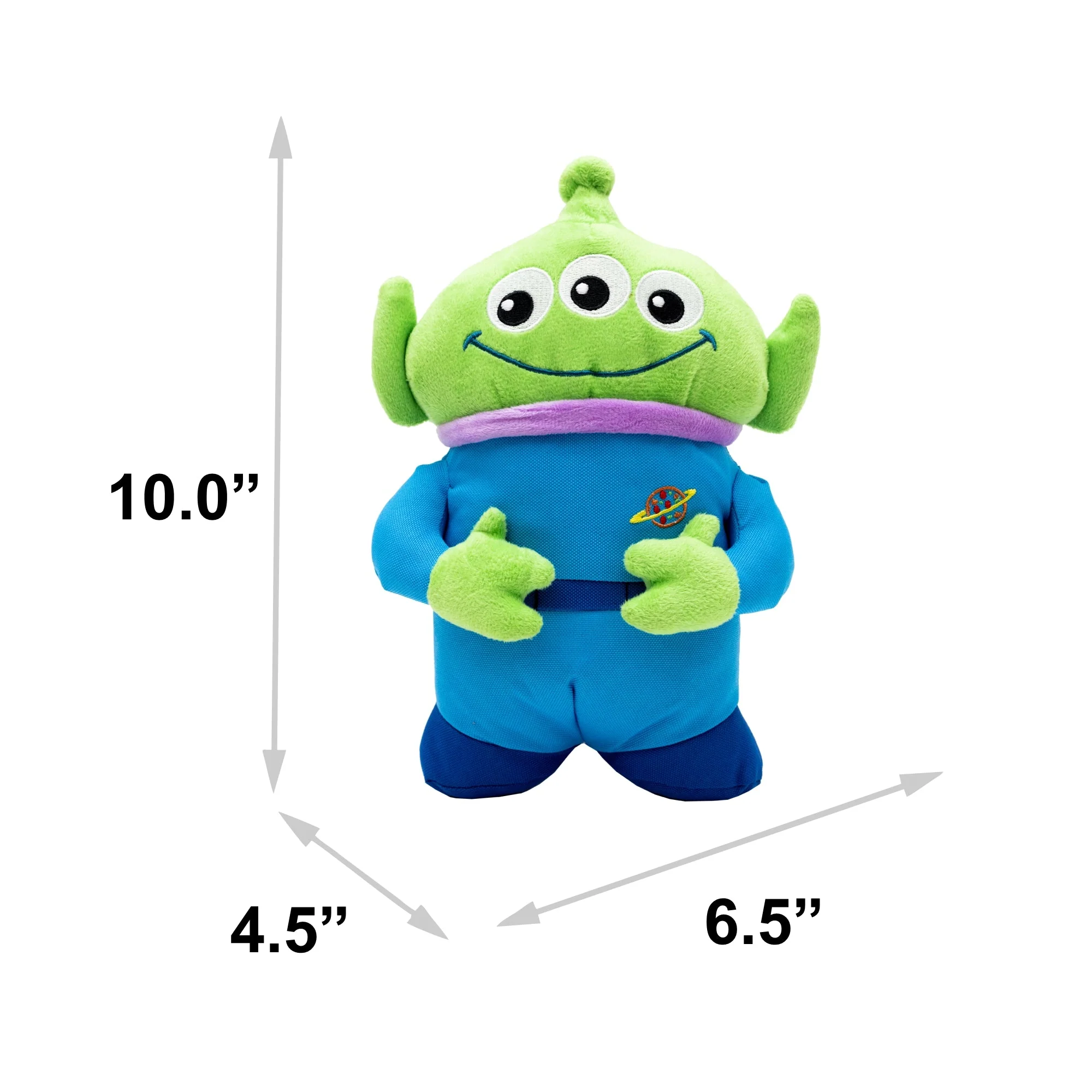 Dog Toy Squeaker Plush - Pixar Toy Story Alien Full Body Pose - Image 4