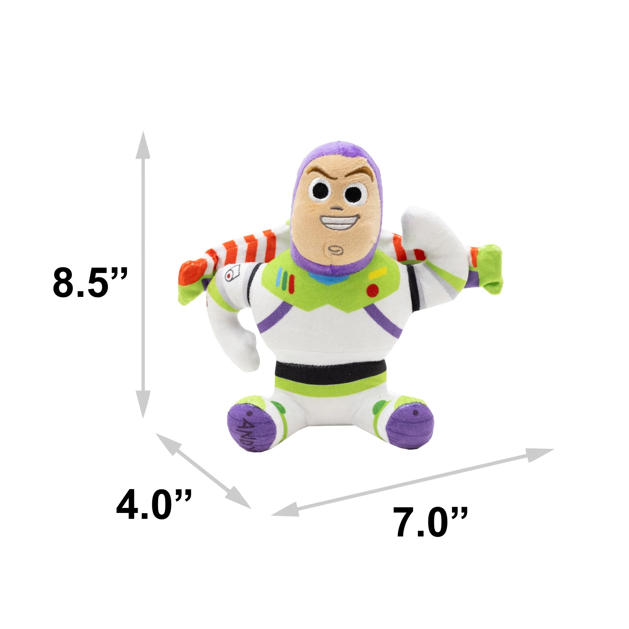 Dog Toy Squeaker Plush - Pixar Toy Story Buzz Lightyear Full Body Pose - Image 3