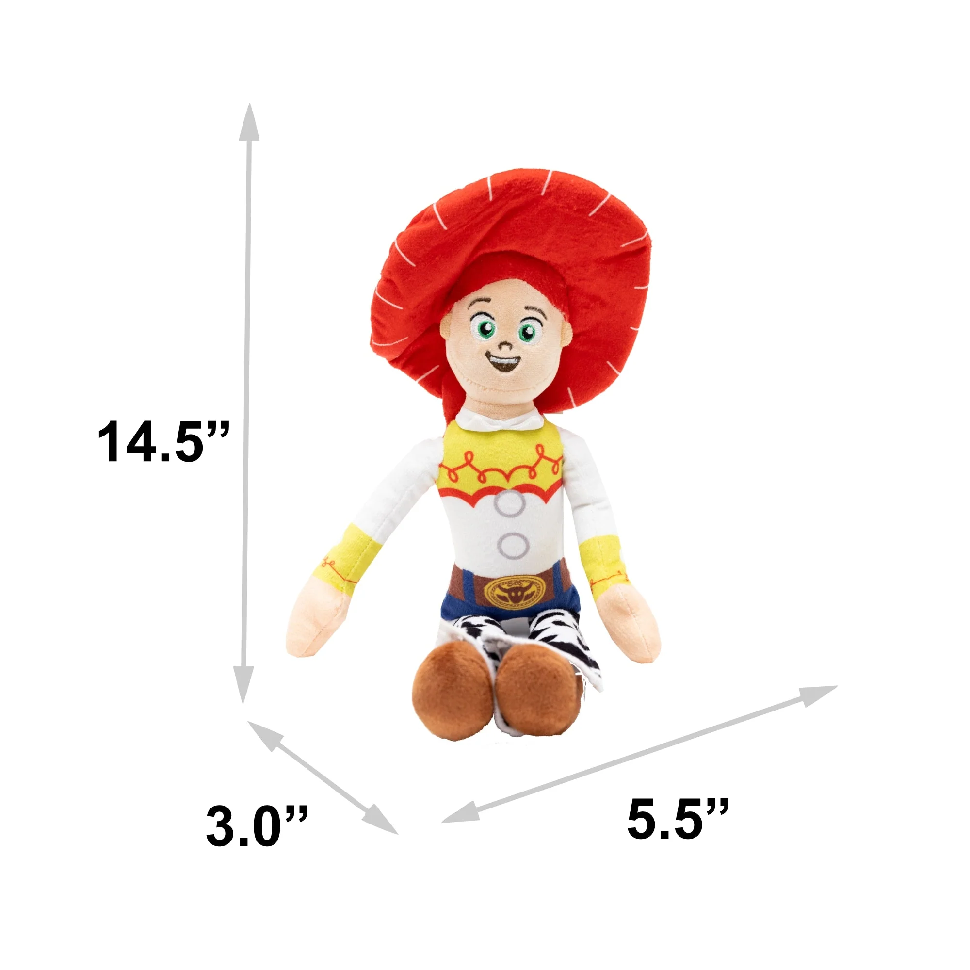 Dog Toy Squeaker Plush - Pixar Toy Story Jessie Full Body Pose - Image 3