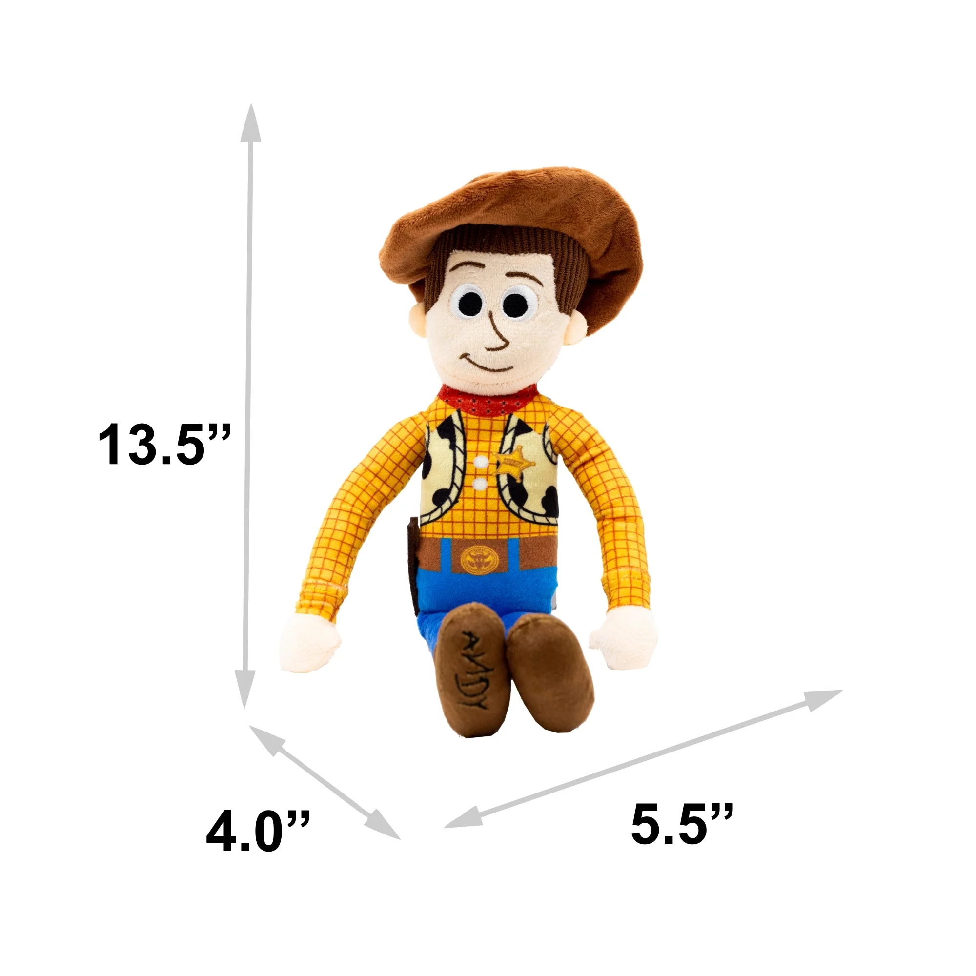 Dog Toy Squeaker Plush - Pixar Toy Story Woody Full Body Pose - Image 3