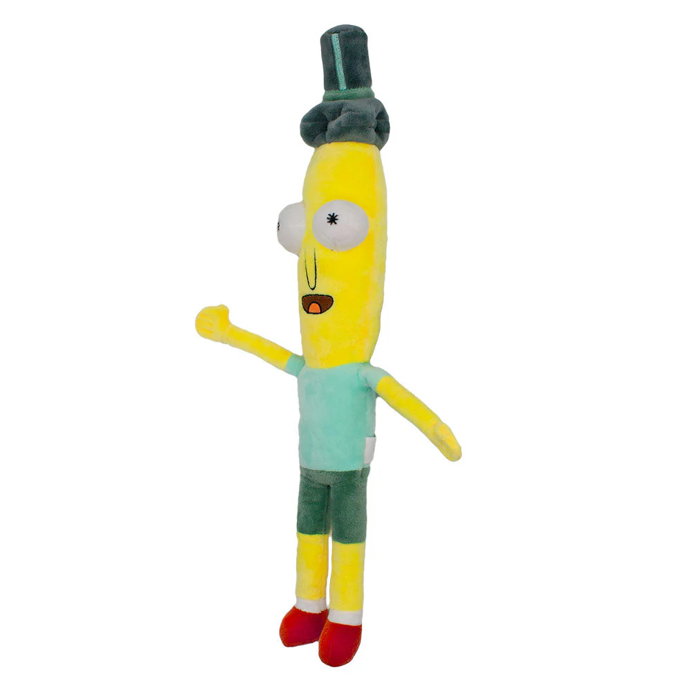 Dog Toy Squeaker Plush - Rick and Morty Mr. Poopybutthole Full Body Pose - Image 2