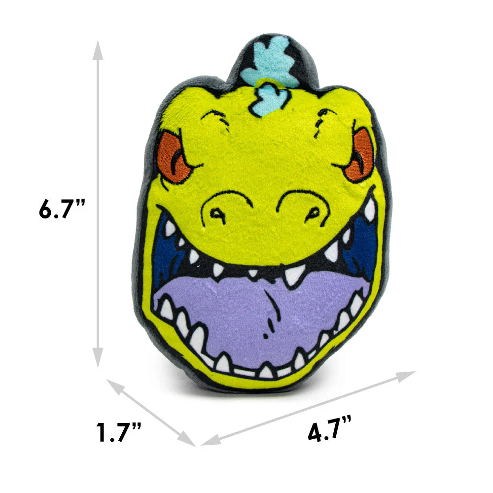 Dog Toy Squeaker Plush - Rugrats Reptar Roar Face - Image 6