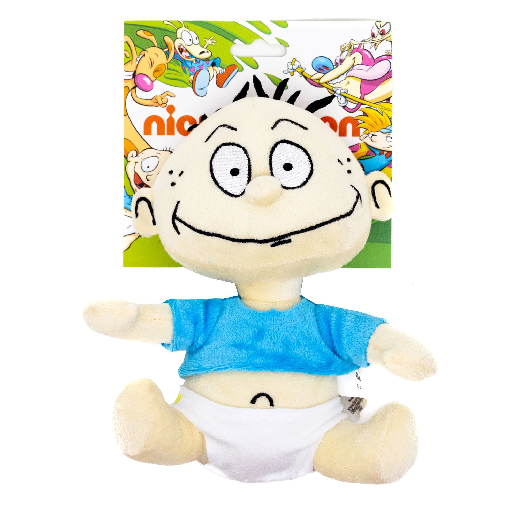Dog Toy Squeaker Plush - Rugrats Tommy Pickles Full Body Sitting Pose - Image 3