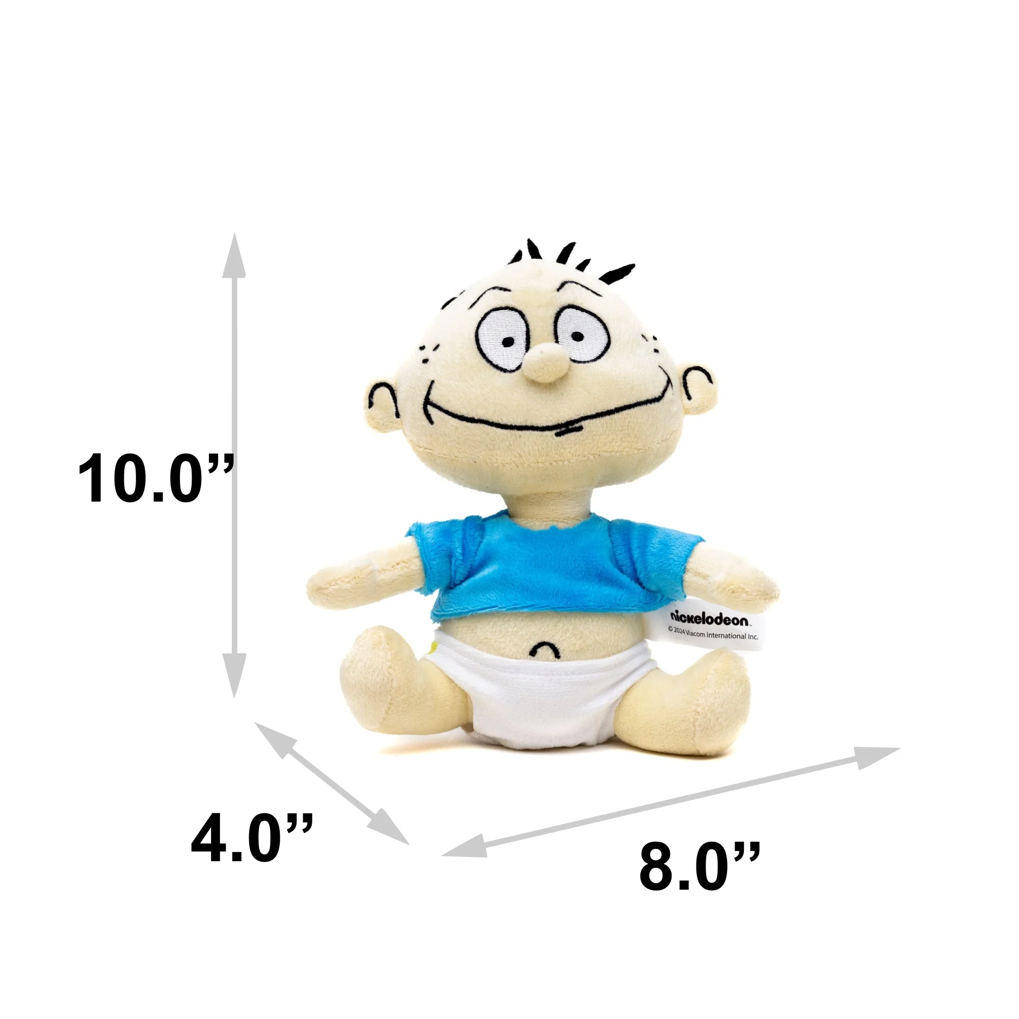 Dog Toy Squeaker Plush - Rugrats Tommy Pickles Full Body Sitting Pose - Image 4