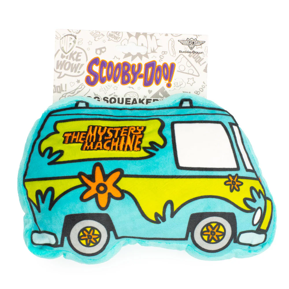 Dog Toy Squeaker Plush - Scooby Doo Flat Mystery Machine Van - Image 3