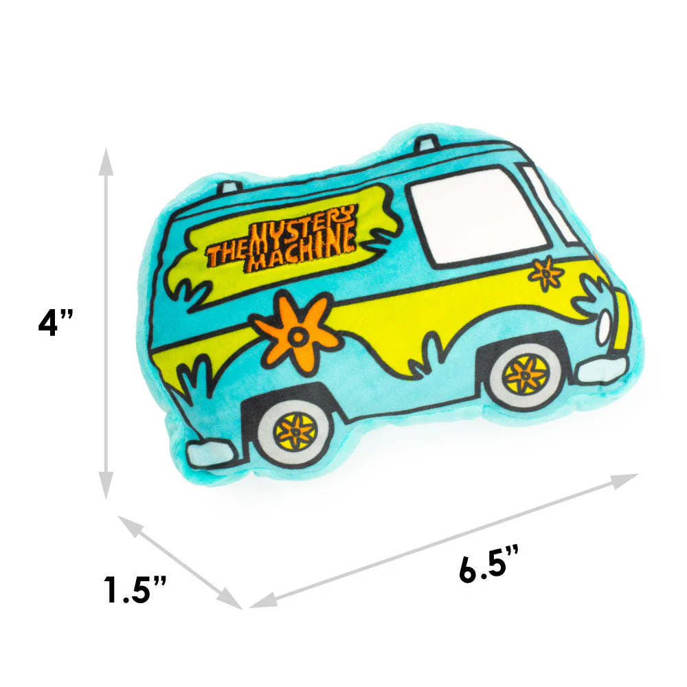 Dog Toy Squeaker Plush - Scooby Doo Flat Mystery Machine Van - Image 5
