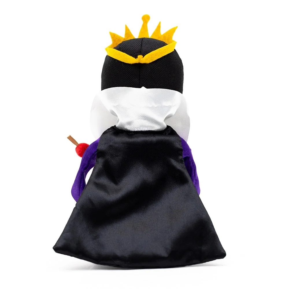 Dog Toy Squeaker Plush - Snow White Villain the Evil Queen with Apple Full Body Standing Pose - Image 3