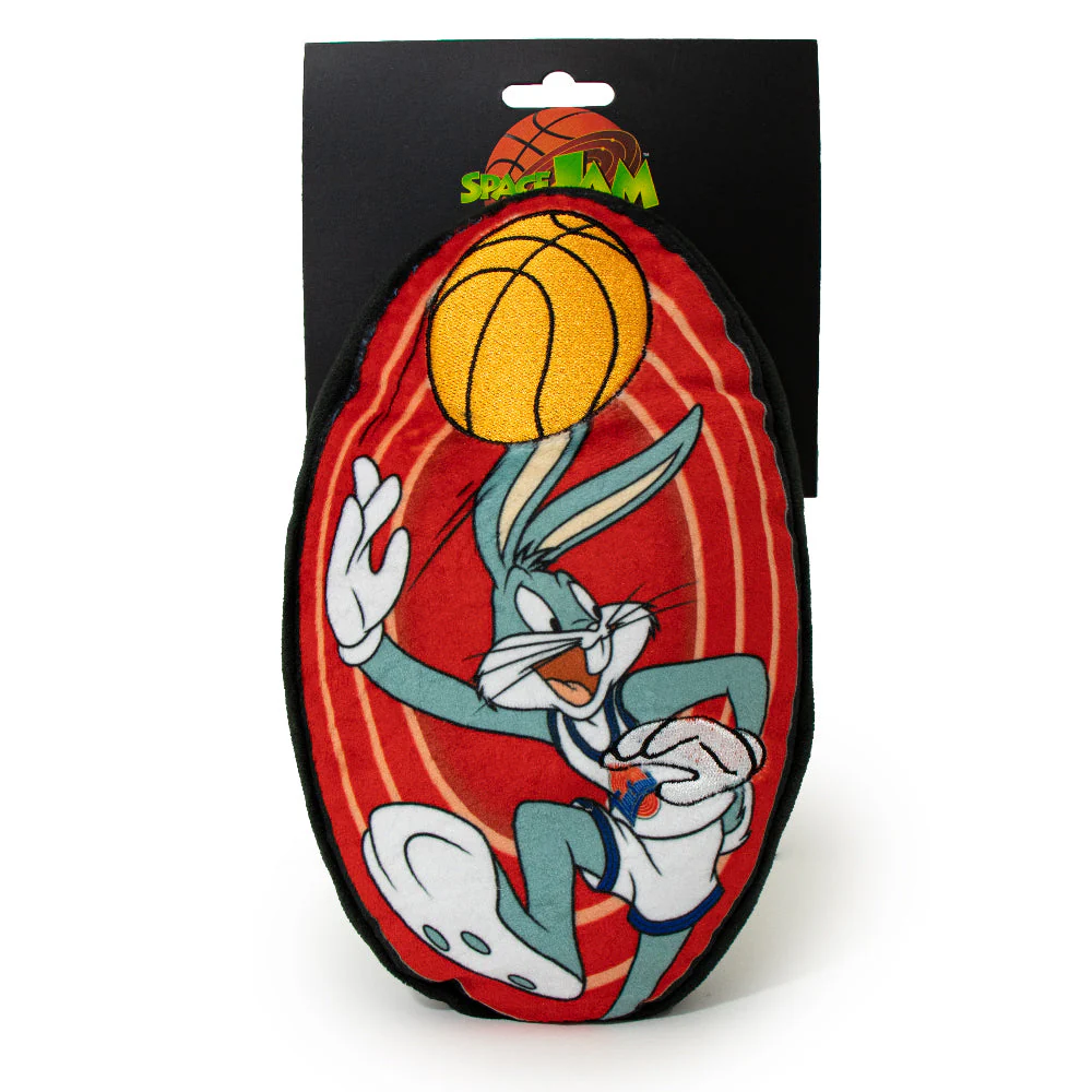 Dog Toy Squeaker Plush - Space Jam Bugs Bunny Shooting Basketball - Image 4