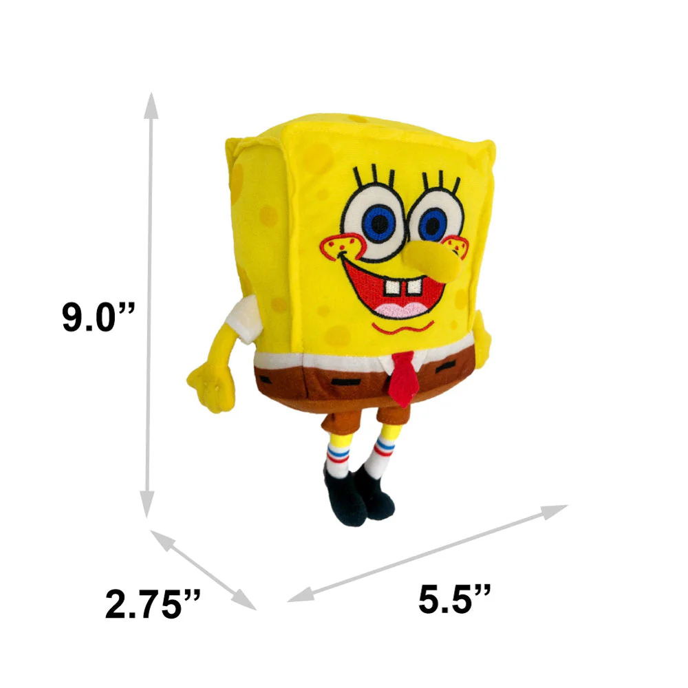 Dog Toy Squeaker Plush - SpongeBob Full Body with Arms and Legs - Image 6