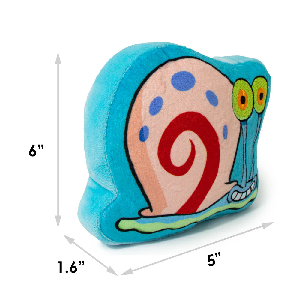 Dog Toy Squeaker Plush - SpongeBob SquarePants Gary the Snail Smiling - Image 6