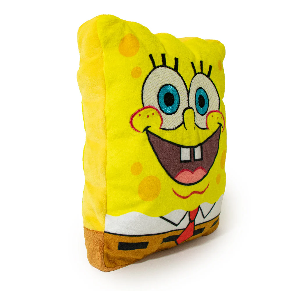 Dog Toy Squeaker Plush - SpongeBob SquarePants Open Mouth Smile Body - Image 2