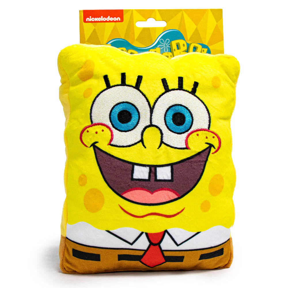 Dog Toy Squeaker Plush - SpongeBob SquarePants Open Mouth Smile Body - Image 5
