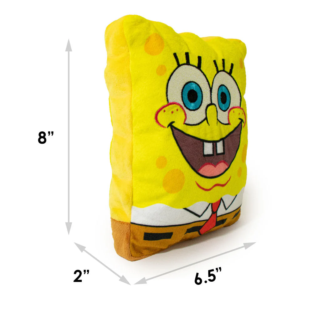 Dog Toy Squeaker Plush - SpongeBob SquarePants Open Mouth Smile Body - Image 6