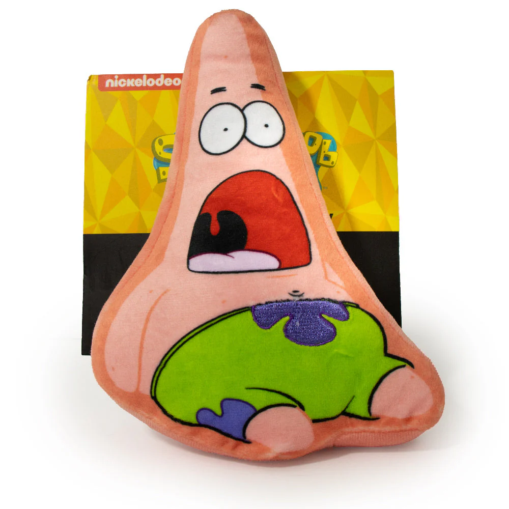 Dog Toy Squeaker Plush - SpongeBob SquarePants Surprised Patrick Starfish - Image 6