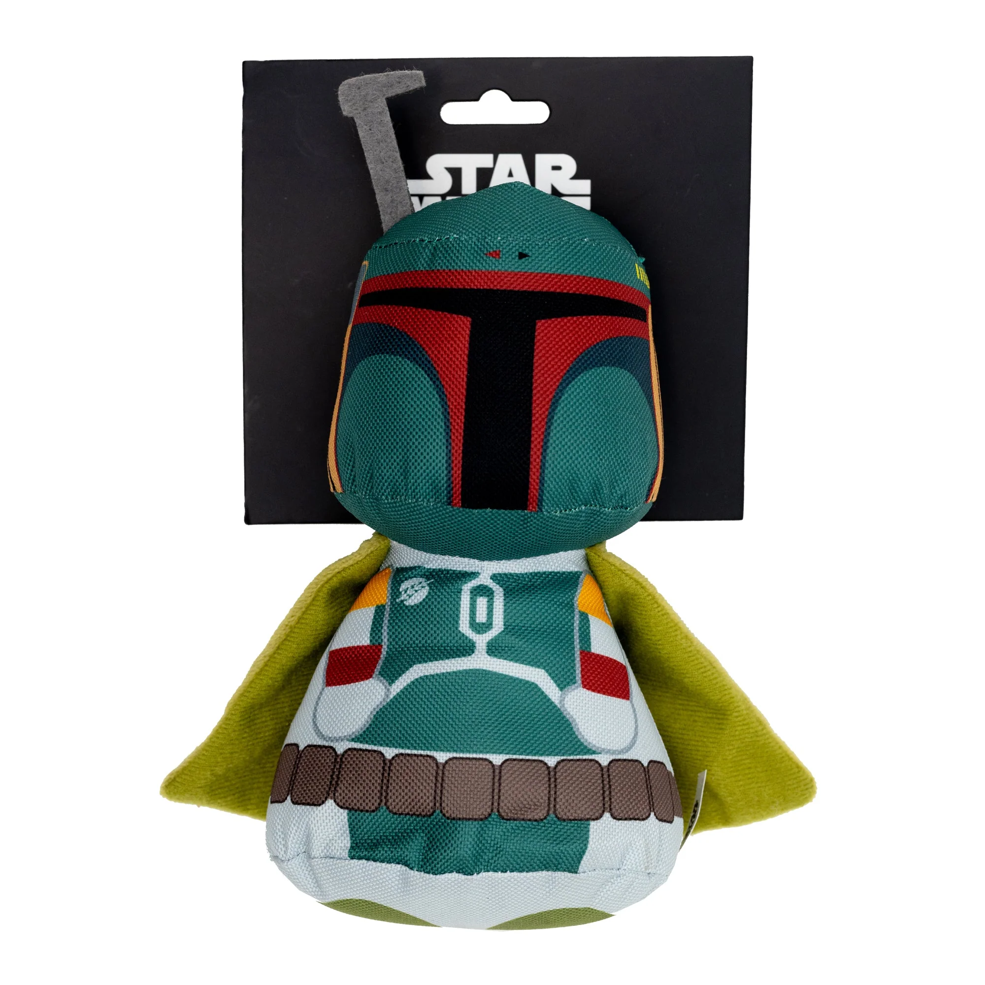 Dog Toy Squeaker Plush - Star Wars Boba Fett Big Head Pose - Image 3