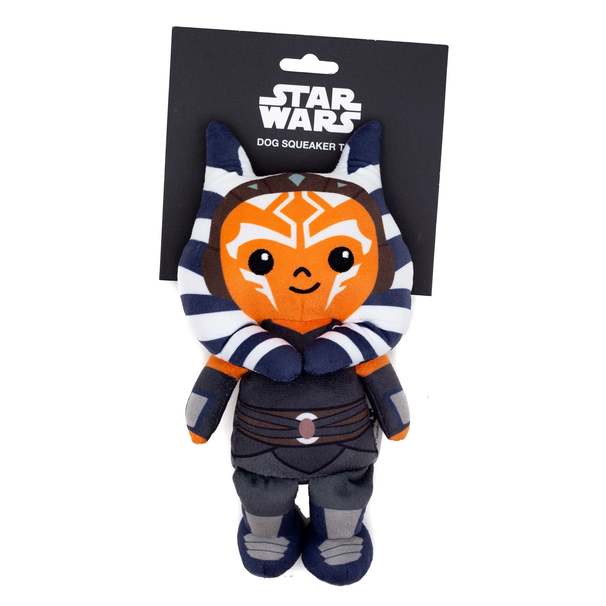Dog Toy Squeaker Plush - Star Wars The Clone Wars Ahsoka Tano Full Body Sitting Pose - Image 3
