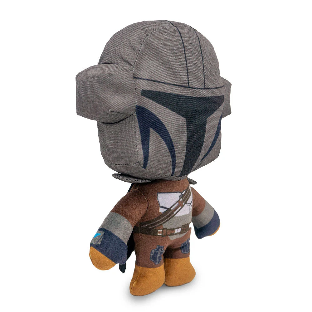 Dog Toy Squeaker Plush - Star Wars The Mandalorian Standing Pose with Ballistic Nylon Head - Image 2