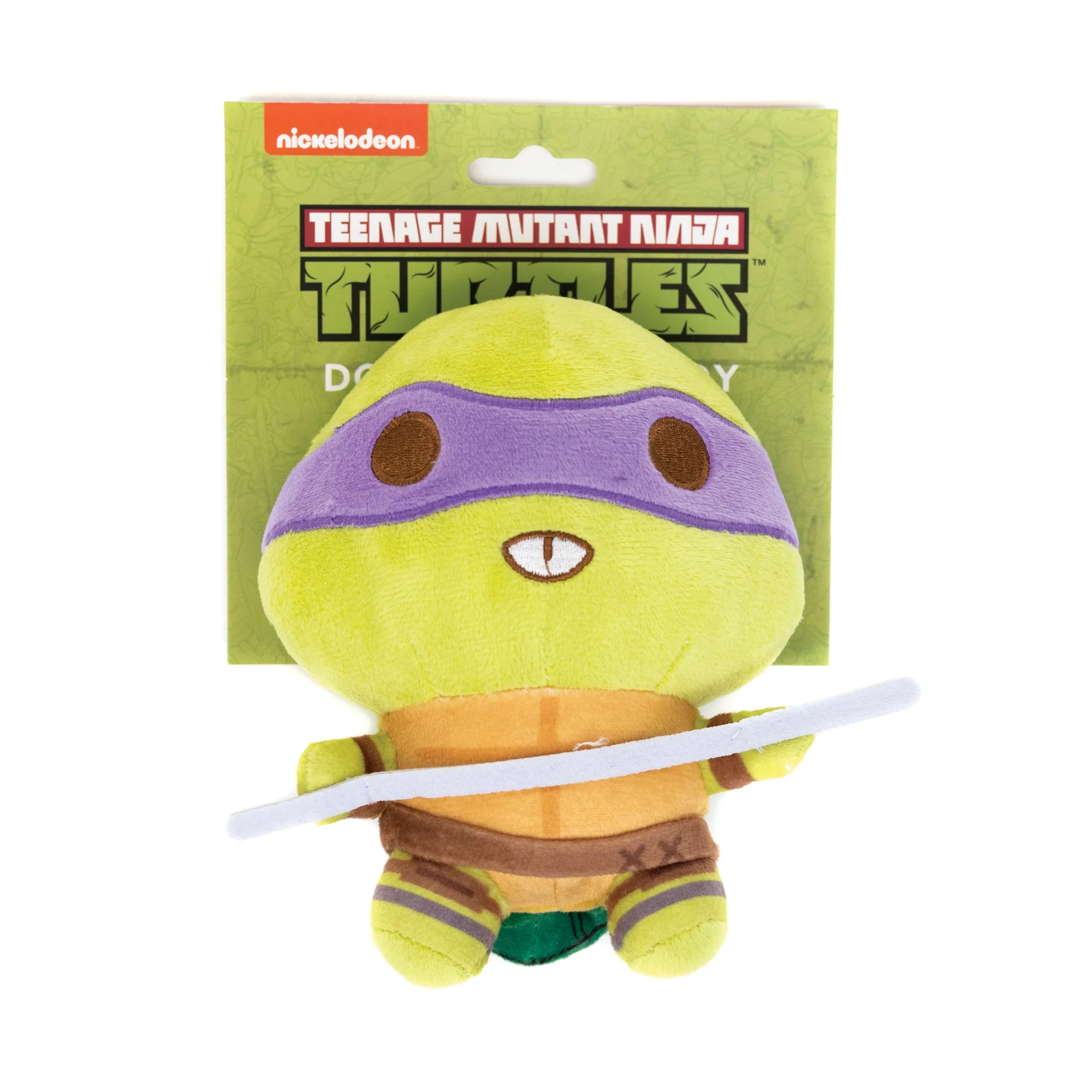 Dog Toy Squeaker Plush - Teenage Mutant Ninja Turtles Donatello Full Body Staff Pose Purple - Image 4