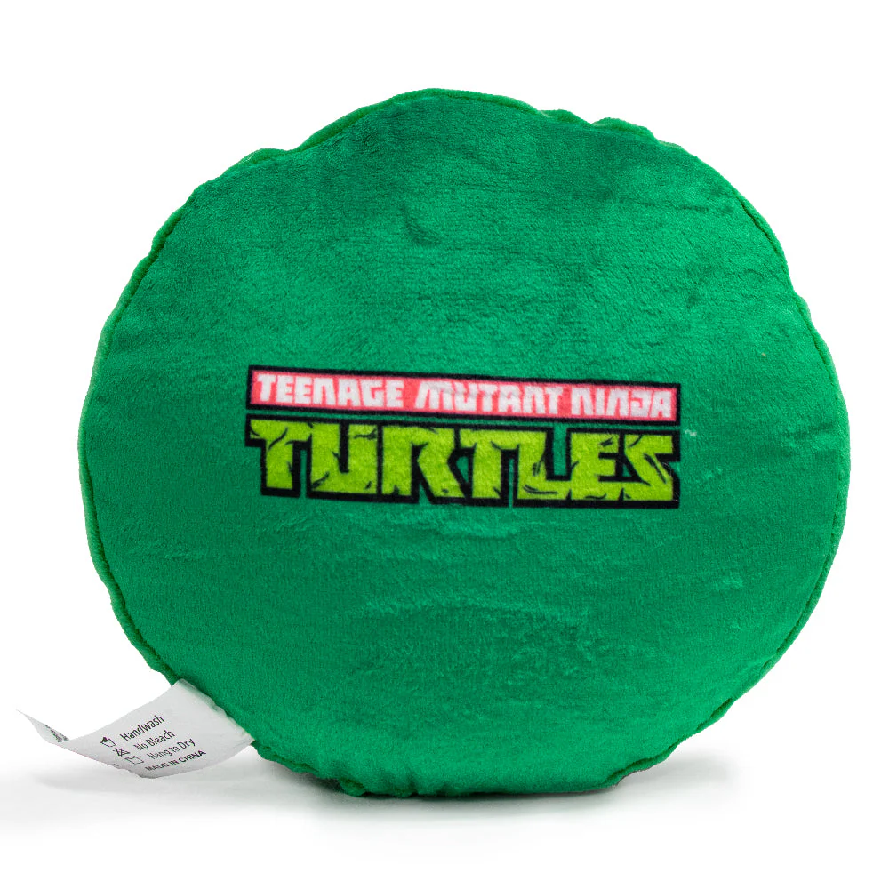 Dog Toy Squeaker Plush - TEENAGE MUTANT NINJA TURTLES Turtle Shell + Logo Greens Red White - Image 3