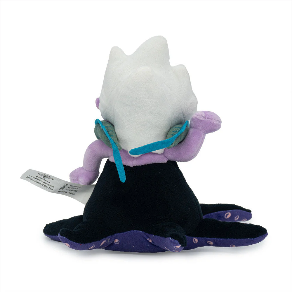 Dog Toy Squeaker Plush - The Little Mermaid Villain Ursula Full Body Pose with Flotsam and Jetsam - Image 3