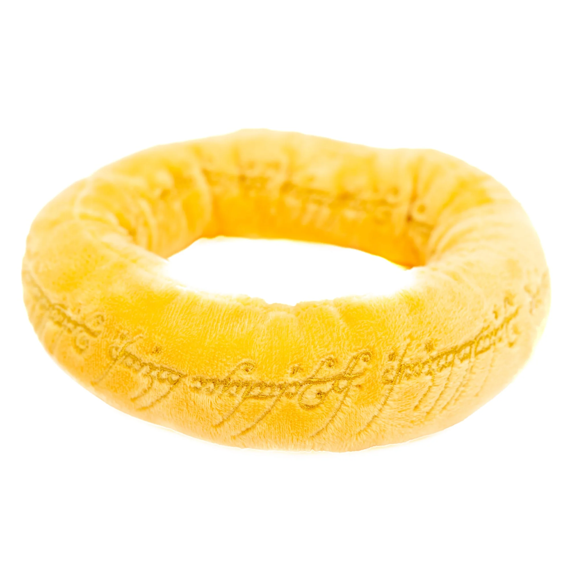 Dog Toy Squeaker Plush - The Lord of the Rings One Ring Golden Yellow - Image 2