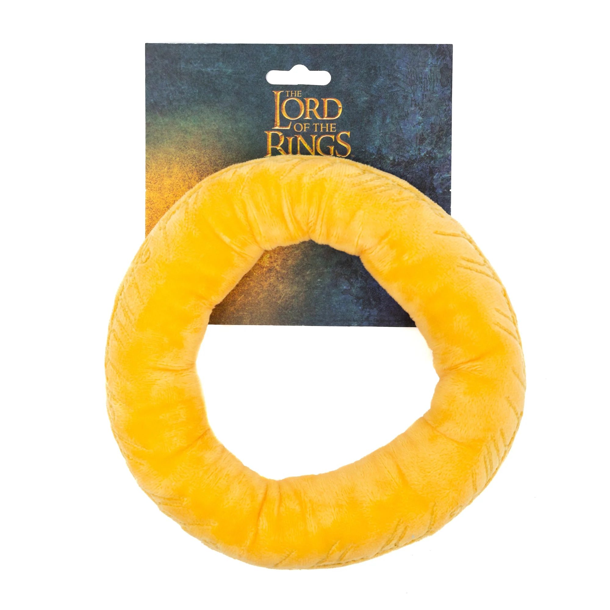 Dog Toy Squeaker Plush - The Lord of the Rings One Ring Golden Yellow - Image 3