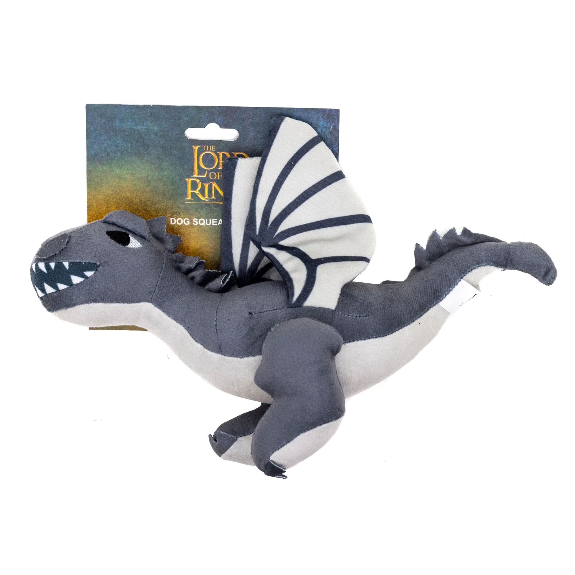 Dog Toy Squeaker Plush - The Lord of the Rings Smaug Dragon Full Body Pose - Image 3