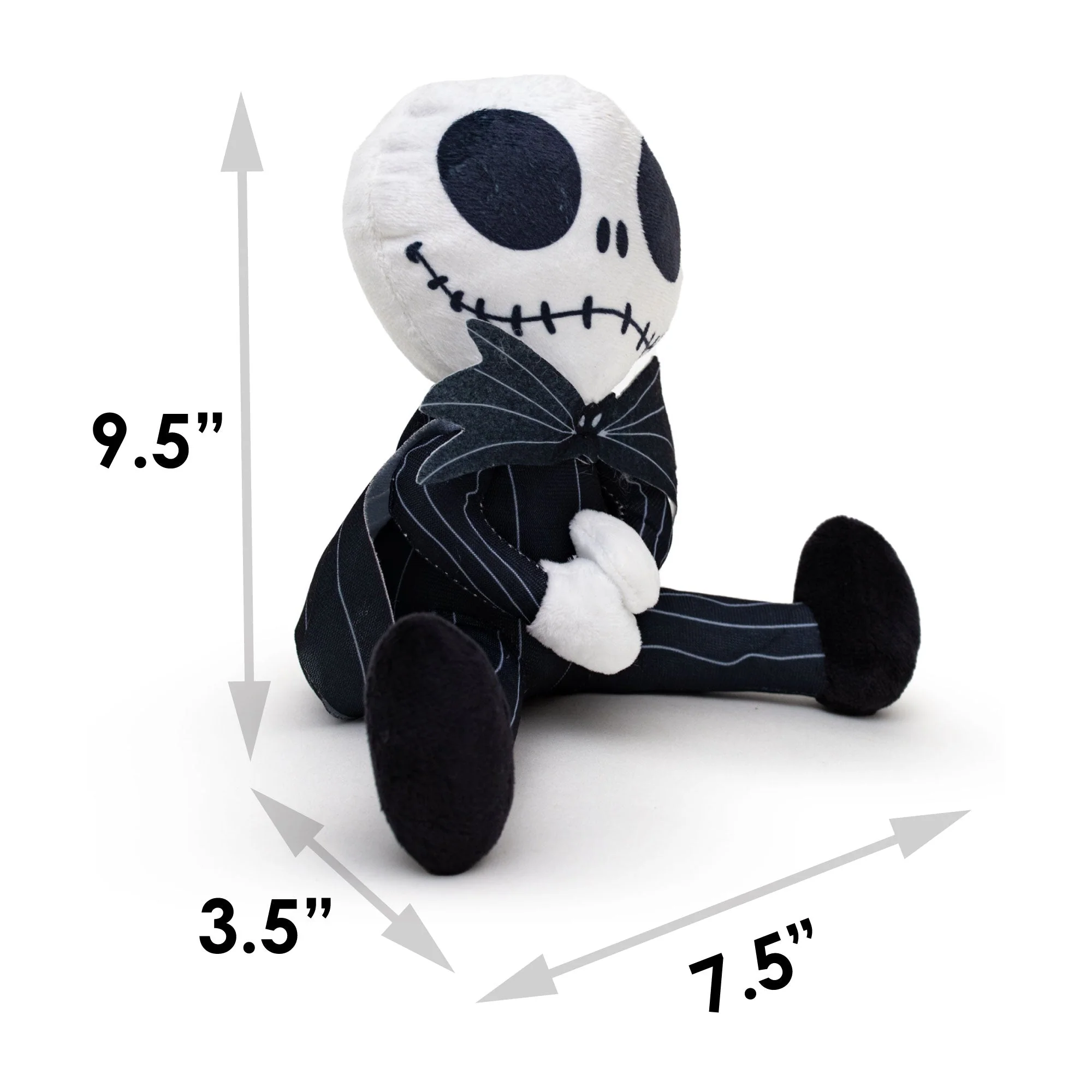 Dog Toy Squeaker Plush - The Nightmare Before Christmas Jack Sitting Pose - Image 5