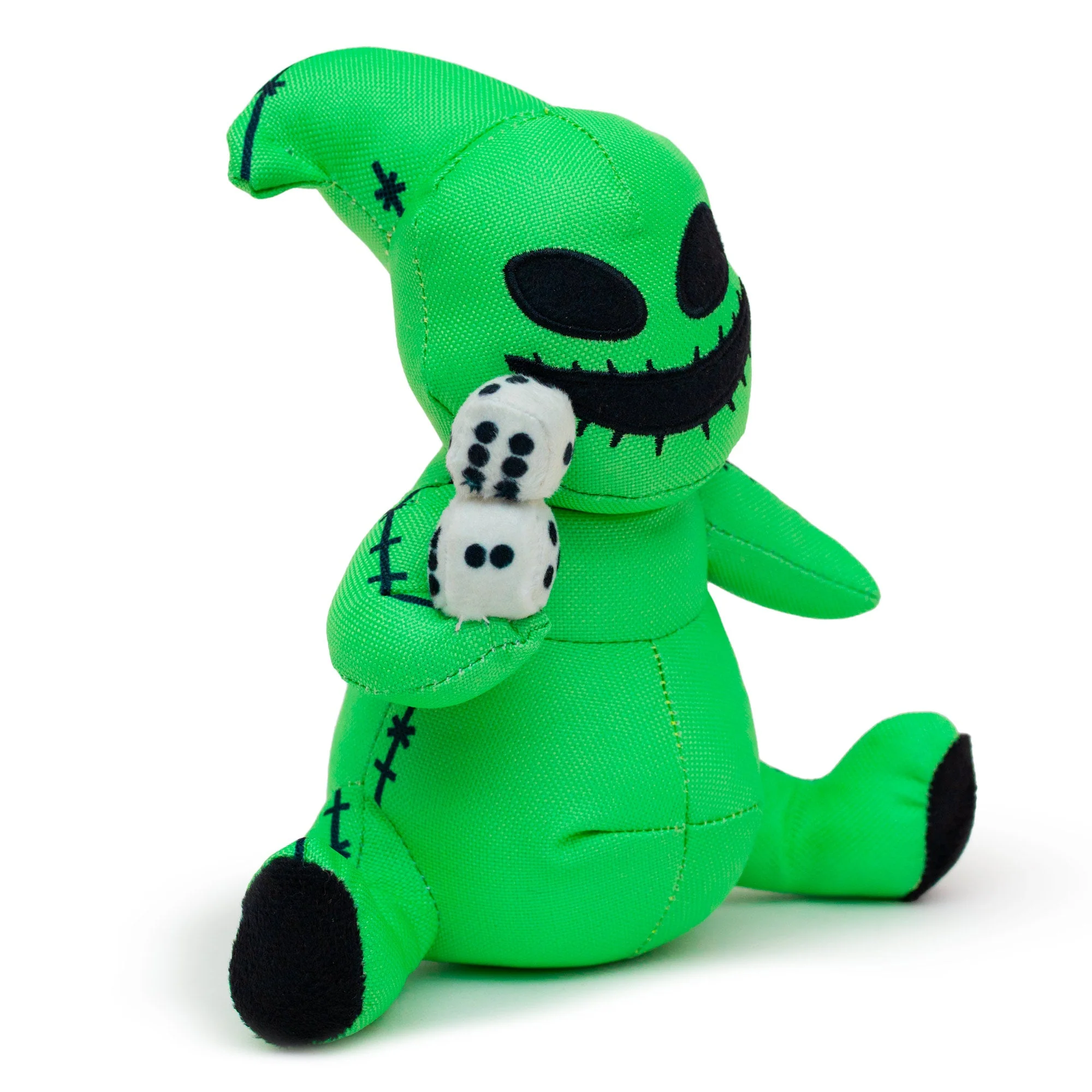 Dog Toy Squeaker Plush - The Nightmare Before Christmas Oogie Boogie Dice Sitting Pose - Image 2