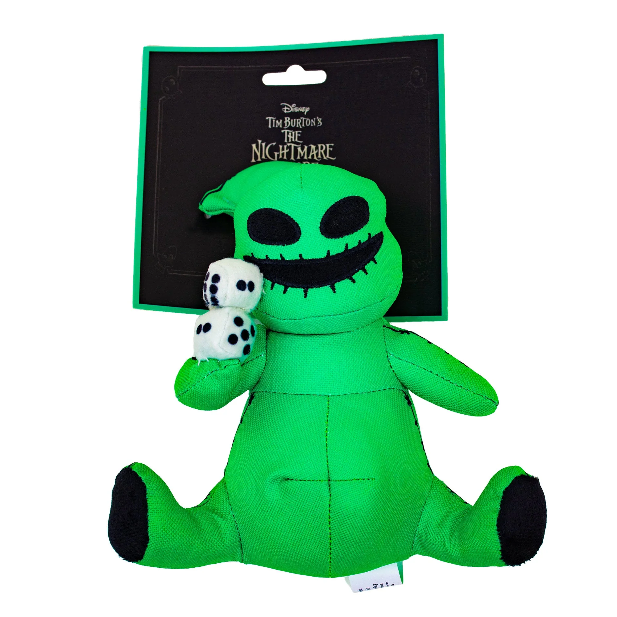 Dog Toy Squeaker Plush - The Nightmare Before Christmas Oogie Boogie Dice Sitting Pose - Image 4