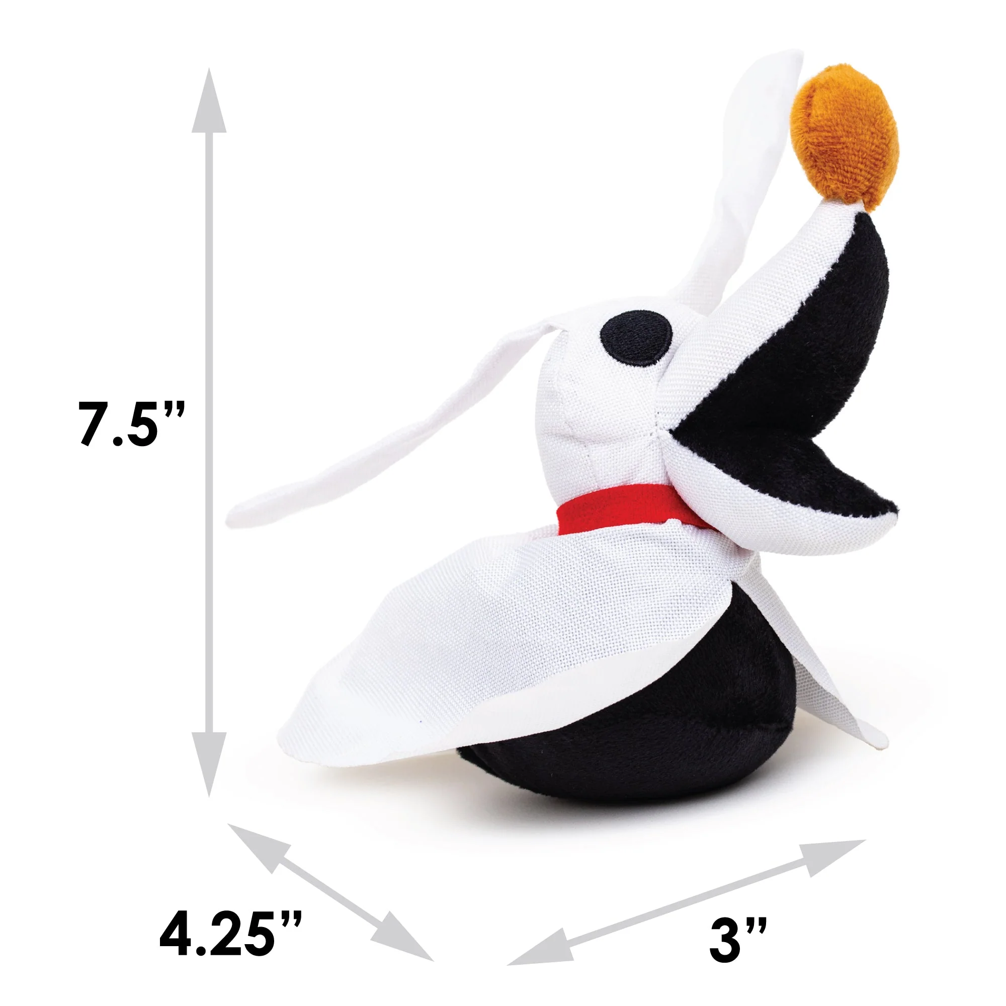 Dog Toy Squeaker Plush - The Nightmare Before Christmas Zero Pose - Image 6