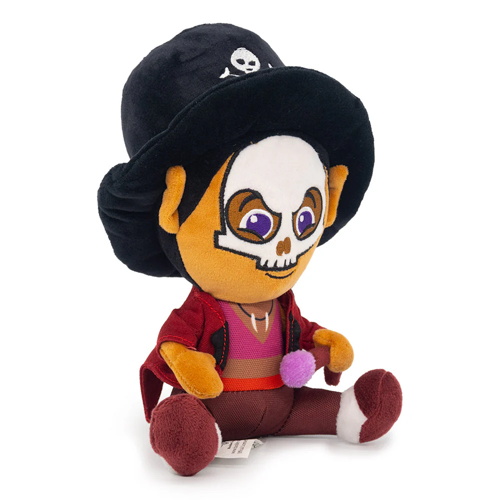 Dog Toy Squeaker Plush - The Princess and the Frog Villain Dr. Facilier Shadow Man Sitting Pose - Image 2