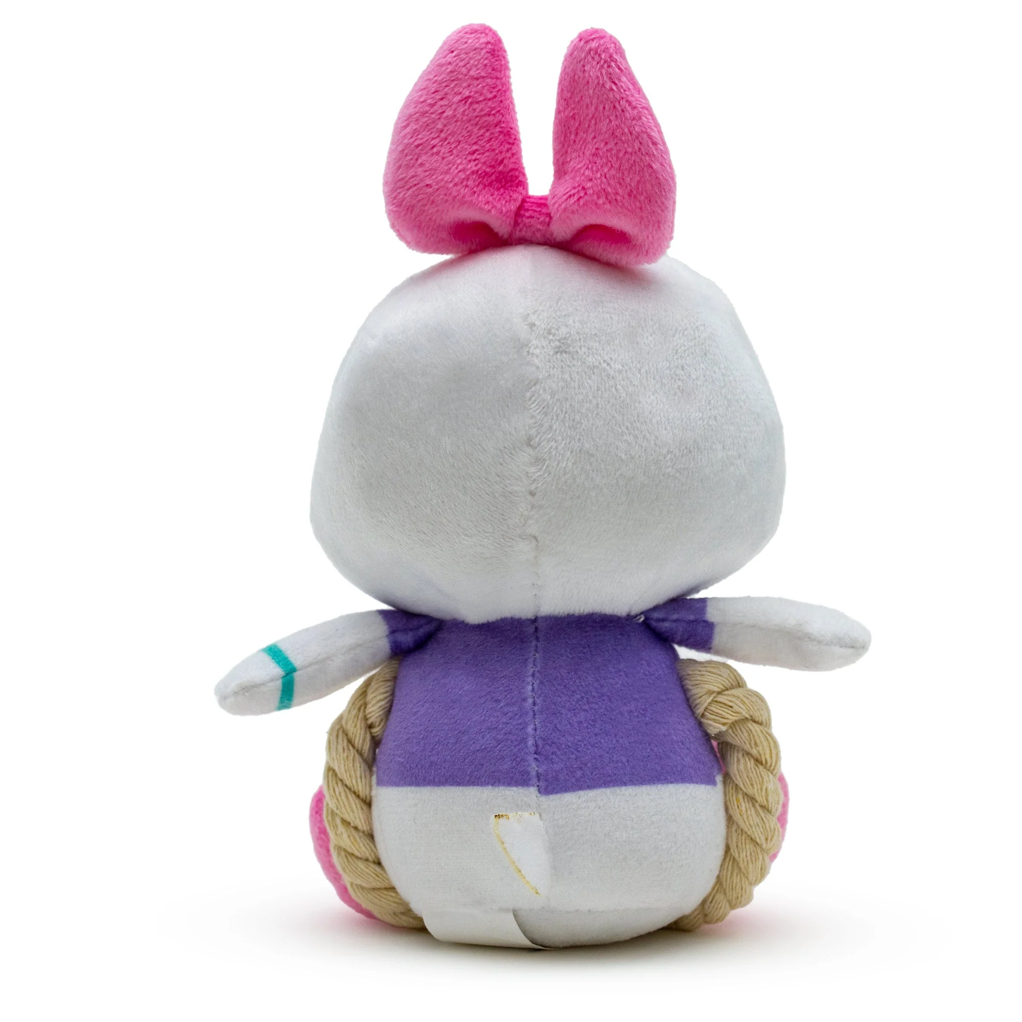 Dog Toy Squeaker Plush with Rope - Disney Daisy Duck Chibi Sitting Pose - Image 3