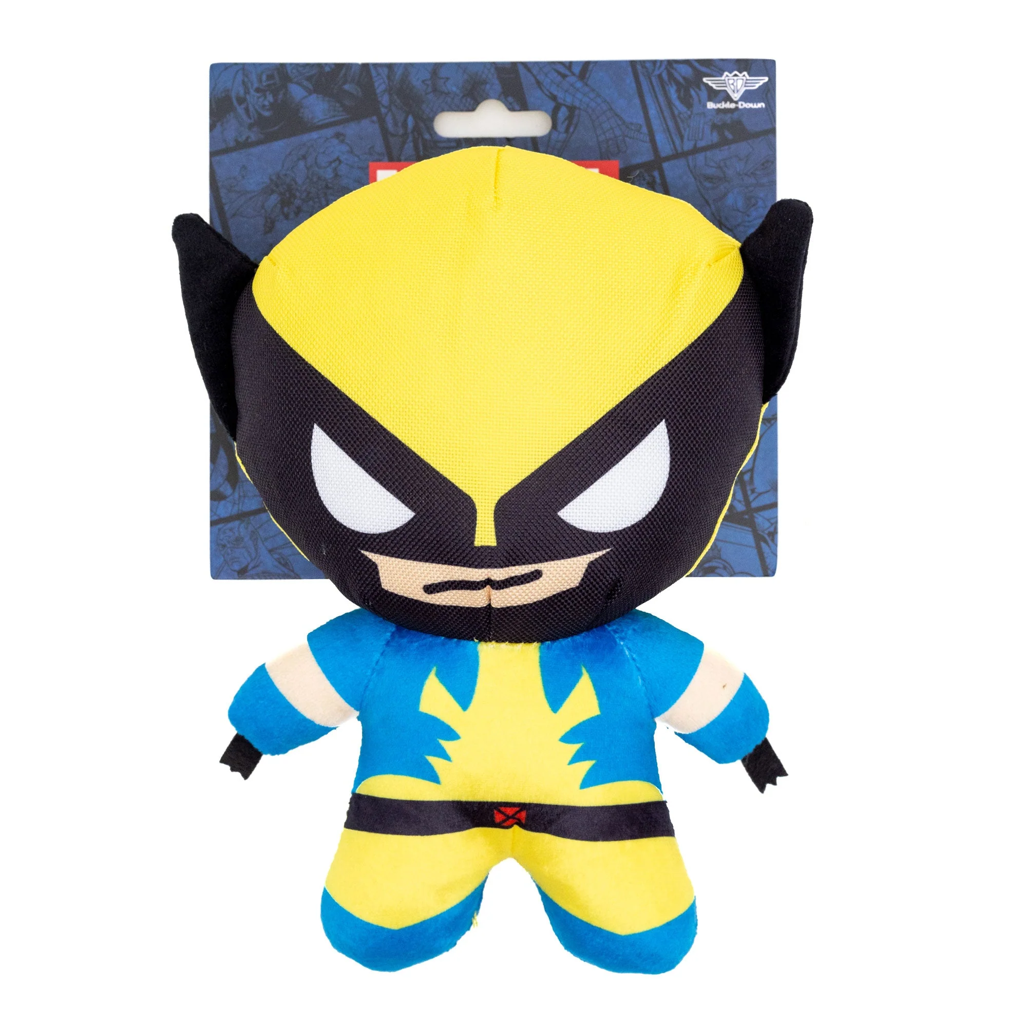 Dog Toy Squeaker Plush - X-Men Wolverine Full Body Standing Pose - Image 3